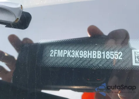 2017 Ford Edge Titanium from USA, damaged, VIN 2FMPK3K98HBB18552